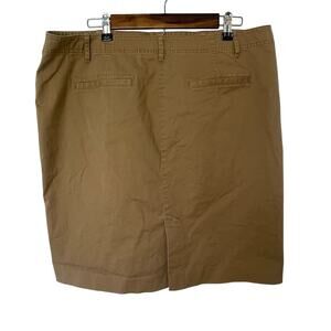 Lauren Ralph Lauren Preppy Office Wear Women's Skirt Size 16  A-Line Brown